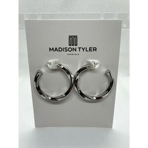 3For$20 Madison Tyler Silver Hoop Earrings